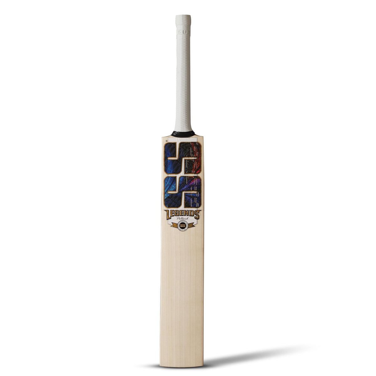 SS TON Legend Pollard English Willow Cricket Bat - Short Handle (SH) - Front View