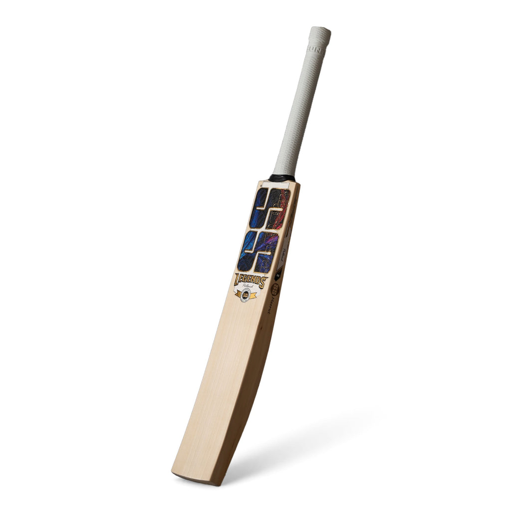 SS TON Legend Pollard English Willow Cricket Bat - Short Handle (SH) - Side View