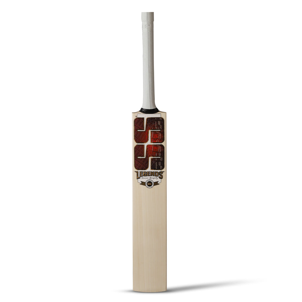 SS TON Legend Sourav Ganguly English Willow Cricket Bat - Short Handle (SH) - Front View