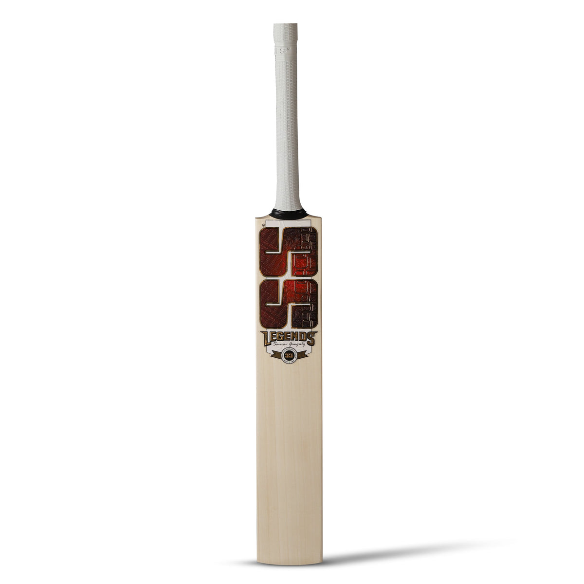 SS TON Legend Sourav Ganguly English Willow Cricket Bat - Short Handle (SH) - Front View