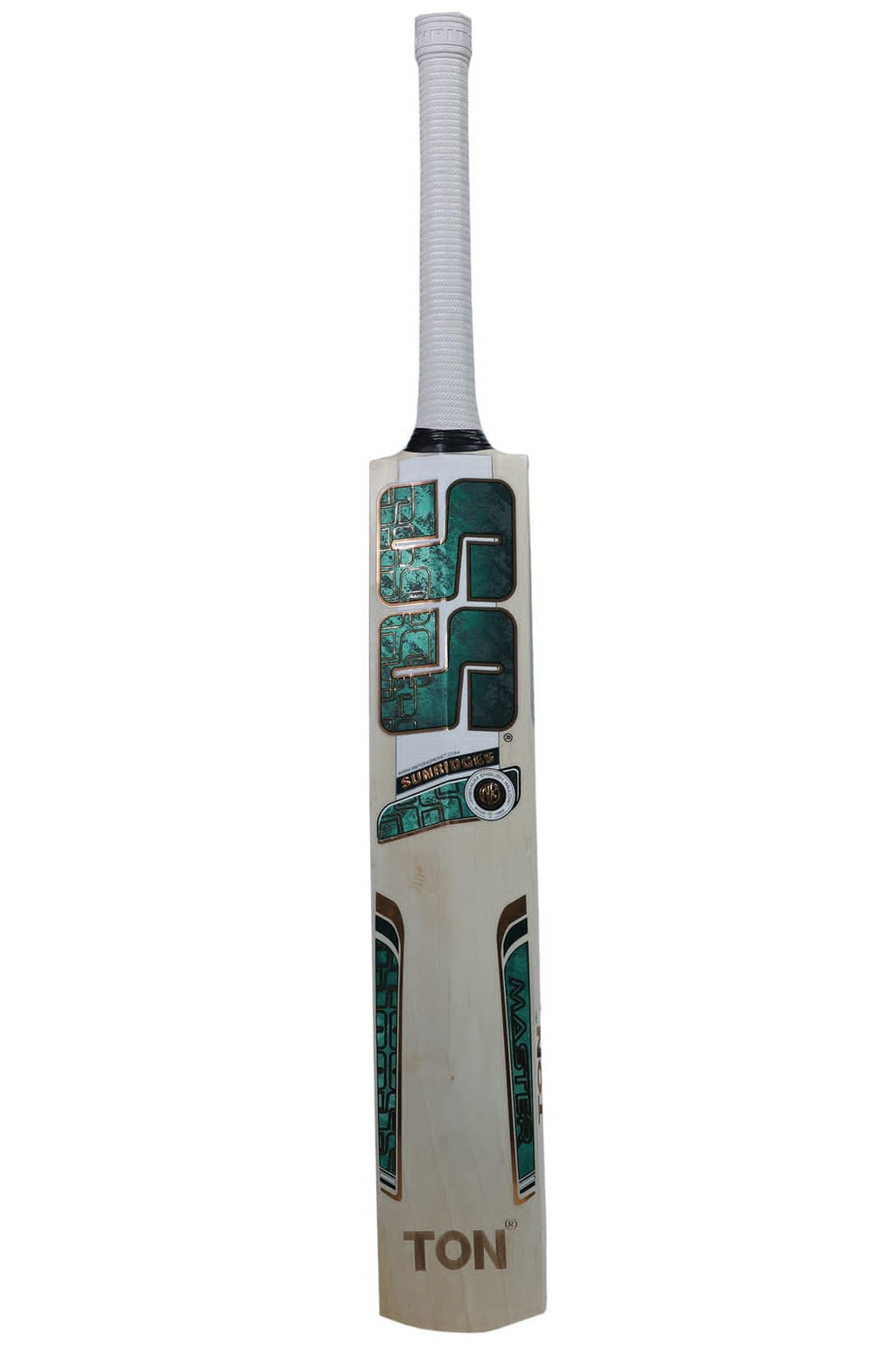 SS TON Master 1000 English Willow Cricket Bat - Short Handle (SH) - Side View