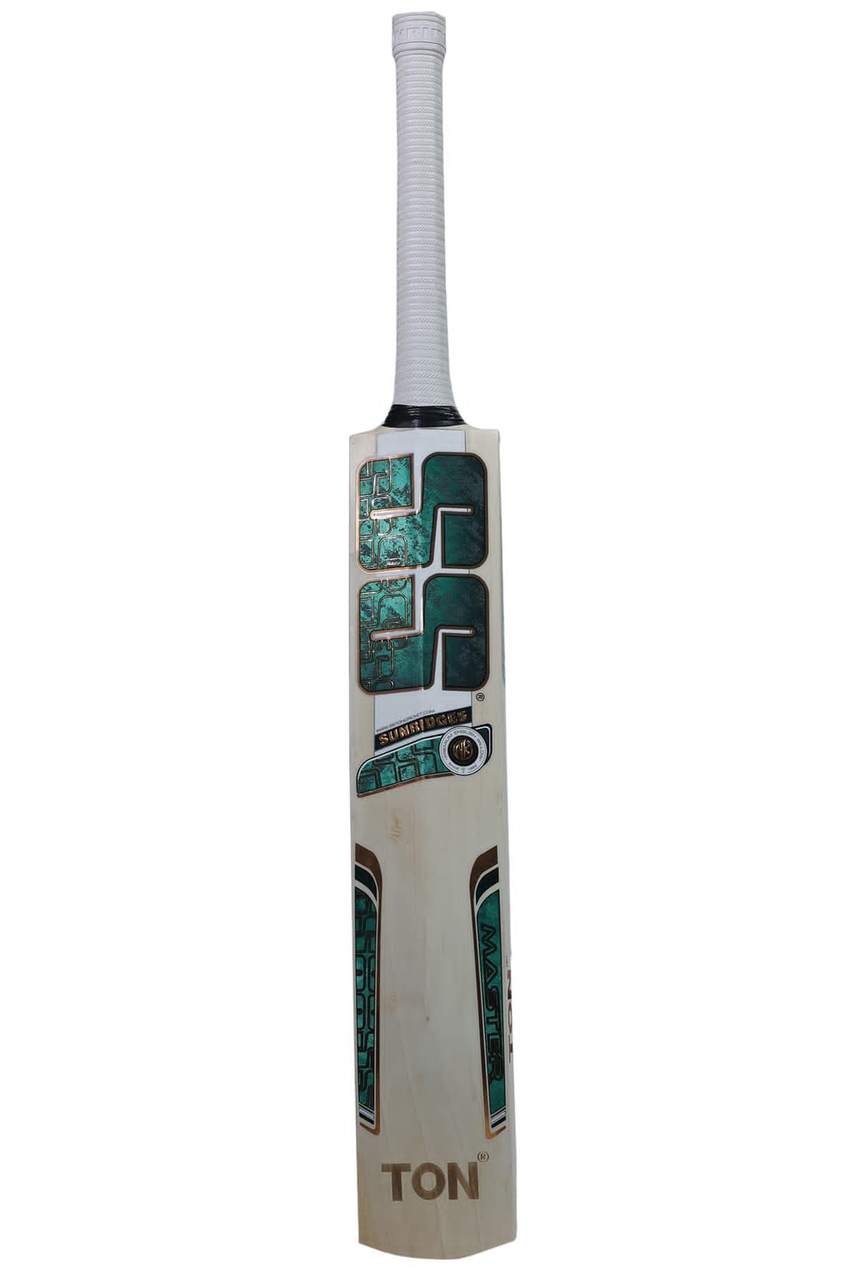 SS TON Master 1000 English Willow Cricket Bat - Short Handle (SH) - Side View