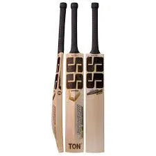 SS TON Master 8000 English Willow Cricket Bat - Short Handle (SH) - Back View