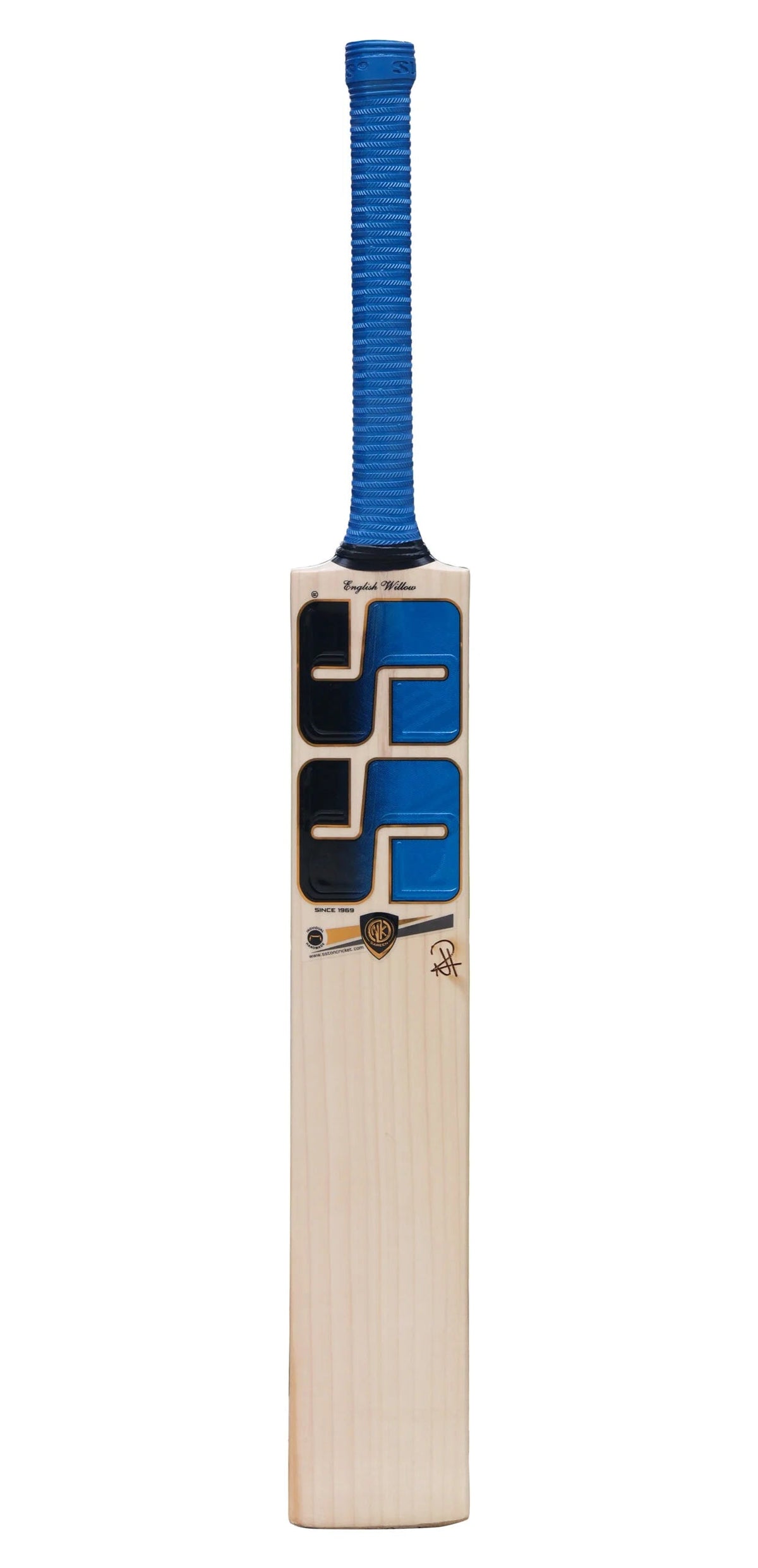 SS TON Nicholas Pooran Actual English Willow Cricket Bat - Short Handle (SH) - Back View