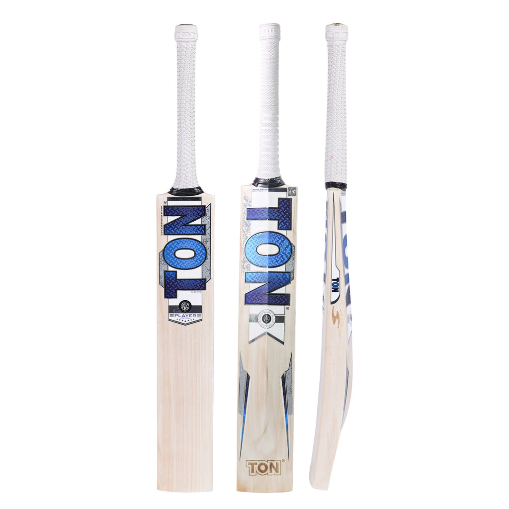 SS TON Player Edition English Willow Cricket Bat - Short Handle (SH) - Front View