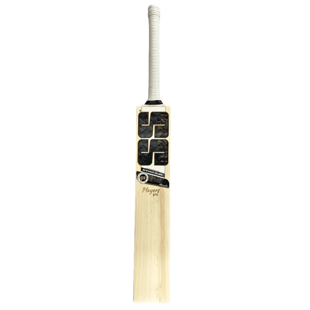 SS TON Shivam Dube Pro English Willow Cricket Bat - Short Handle (SH) - Side View