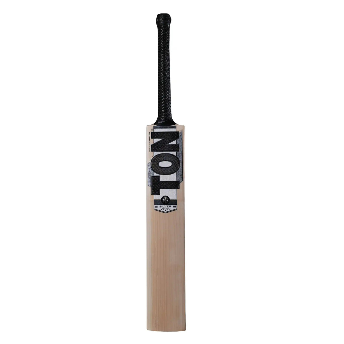 SS TON Silver English Willow Cricket Bat - Short Handle (SH) - Back View