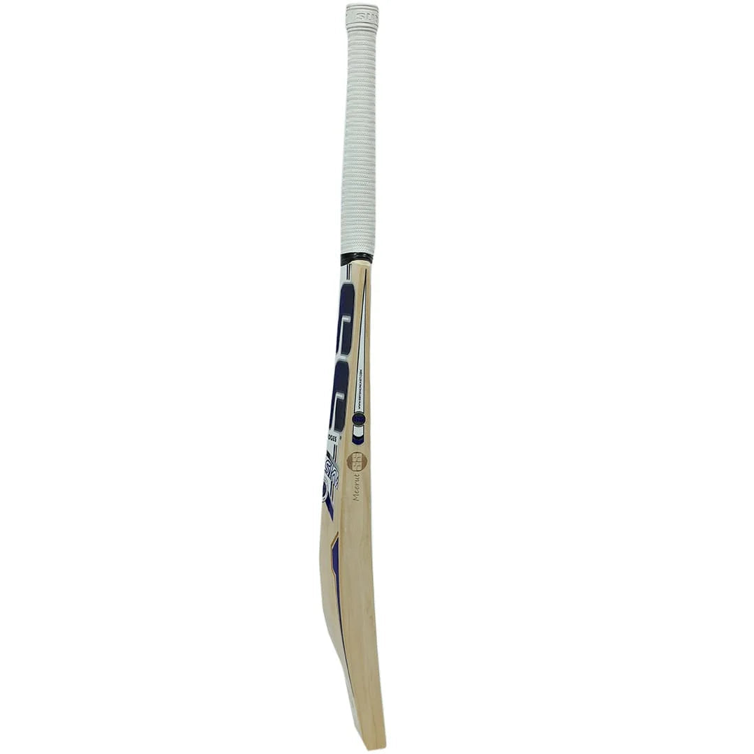 SS TON Sky Actual English Willow Cricket Bat - Short Handle (SH) - Side View