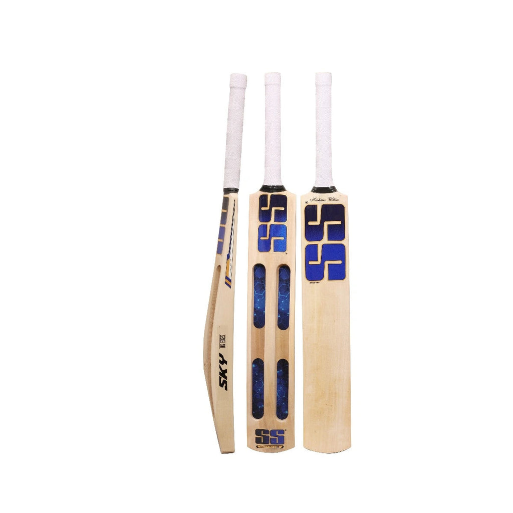 SS TON Sky Jumbo Scoop Kashmir Willow Cricket Bat - Long Blade (LB) - Front View