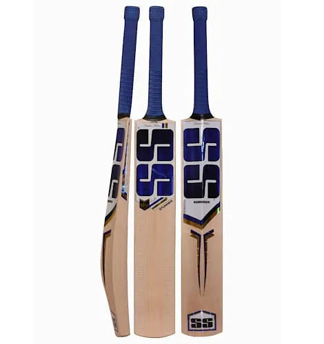 SS TON Sky Kashmir Willow Cricket Bat - Short Handle (SH) - Front View