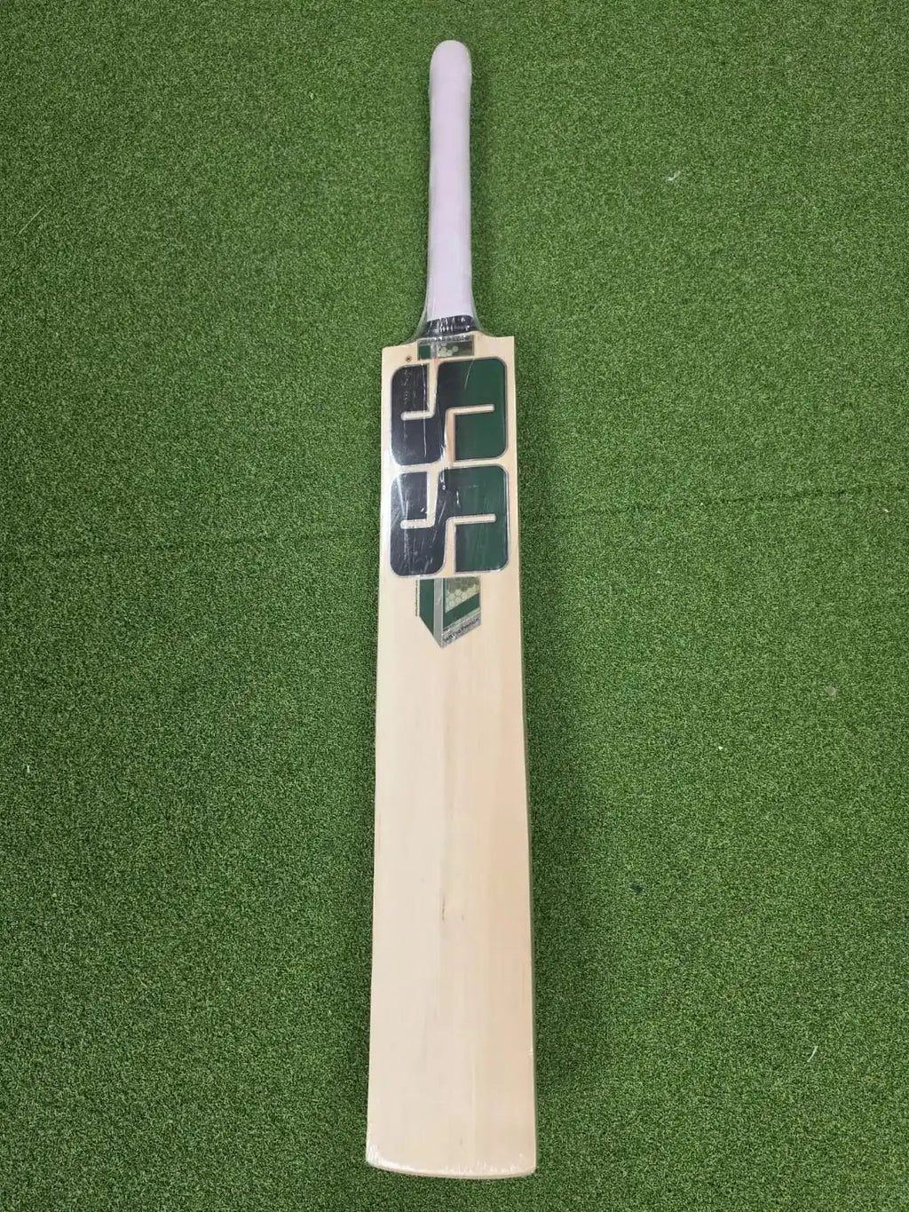 SS TON Soft Pro Scoop Kashmir Willow Cricket Bat - Short Handle (SH) - Front View