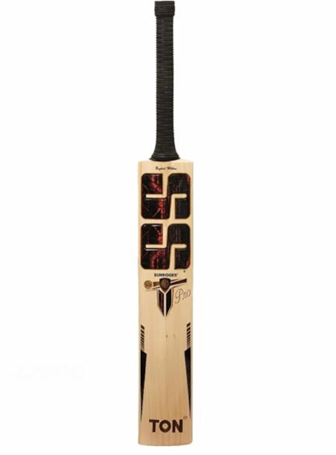 SS TON Sword Pro English Willow Cricket Bat - Short Handle (SH) - Side View