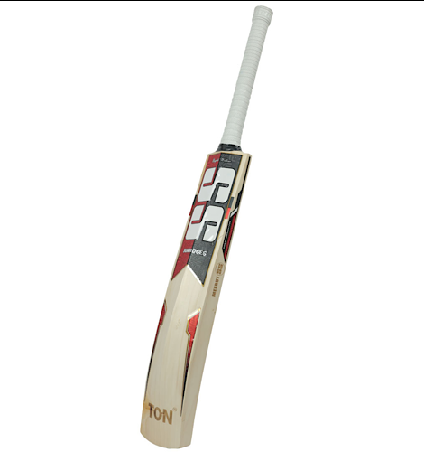 SS TON Vintage Pro English Willow Cricket Bat - Short Handle (SH) - Back View
