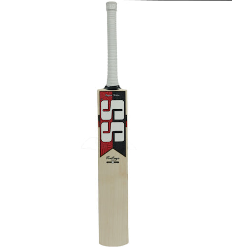 SS TON Vintage Pro English Willow Cricket Bat - Short Handle (SH) - Front View