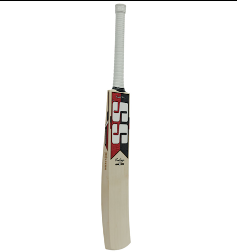 SS TON Vintage Pro English Willow Cricket Bat - Short Handle (SH) - Side View